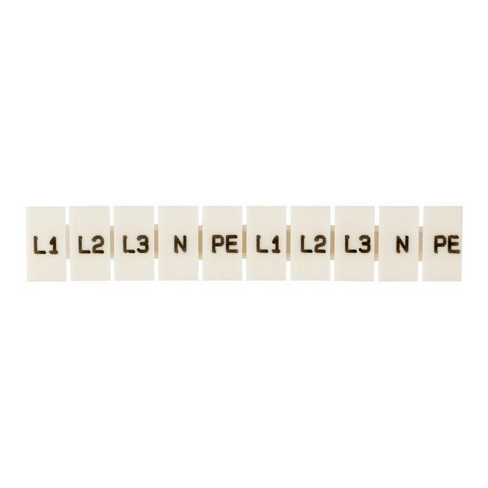 маркеры для st 1.5 с символами "l1. l2. l3. n. pe" (уп.100шт) ekf zb-st-1.5-l-1-3 от BTSprom.by