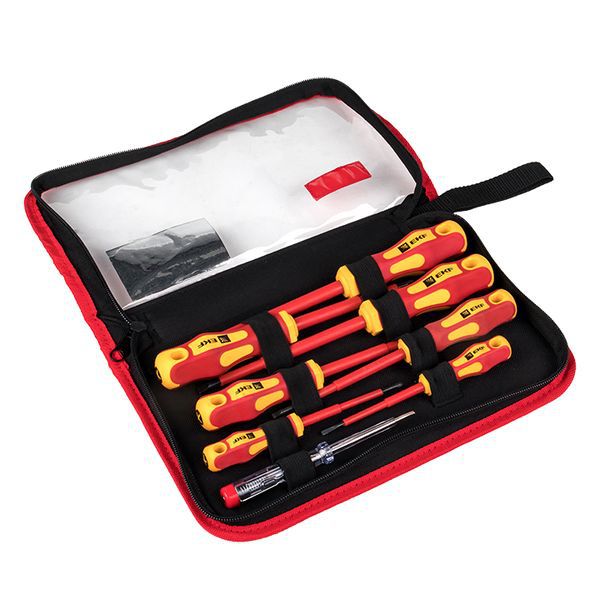  Набор диэлектрических отверток НИО-08 Master EKF ndo-08 фото в каталоге от BTSprom.by