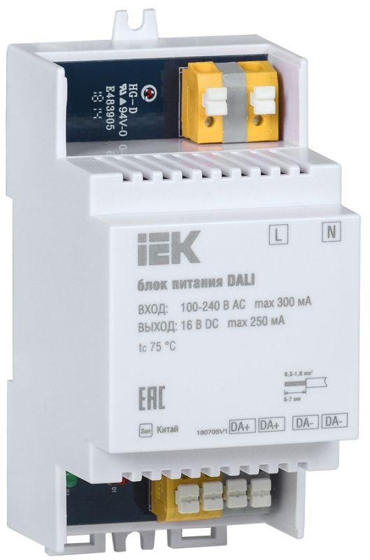 блок питания dali 250ма на din-рейку iek lps15-01-0300 от BTSprom.by