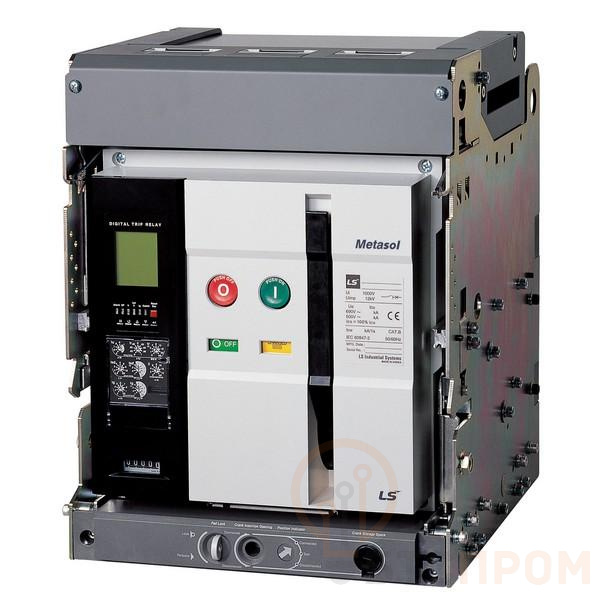 Выключатель автоматический воздушный 3п 1600А 65кА Metasol AN-16D3-16A M2D2D2BX AC6U0AL (продажа только в компл. с корзиной; корзина заказывается отдельно) LS Electric 284905868B фото в каталоге от BTSprom.by  Выключатель автоматический воздушный 3п 1600А 65кА Metasol AN-16D3-16A M2D2D2BX AC6U0AL (продажа только в компл. с корзиной; корзина заказывается отдельно) LS Electric 284905868B фото в каталоге от BTSprom.by