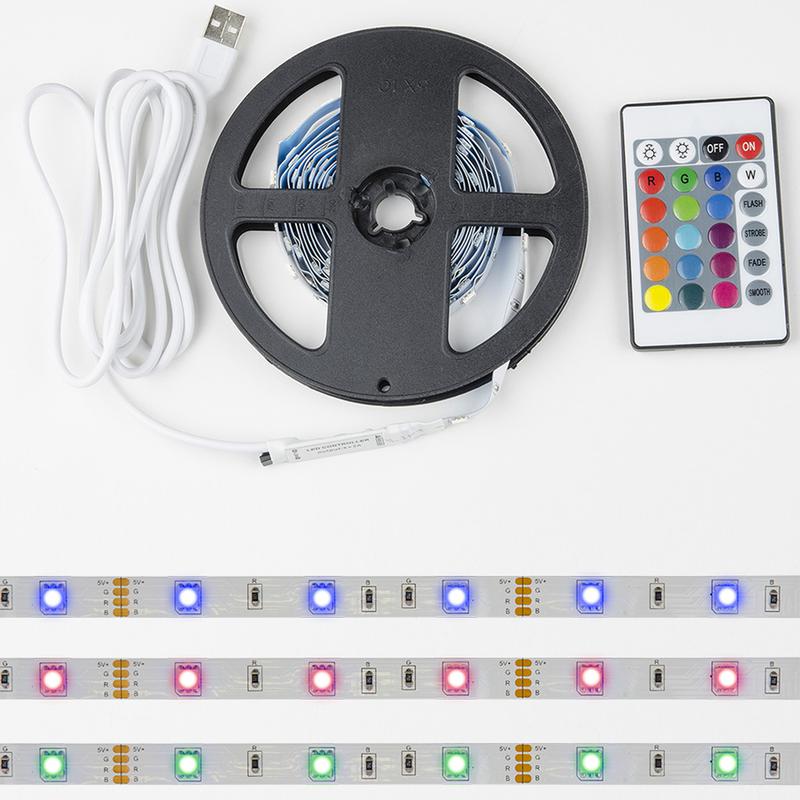 лента светодиодная uls-u12 3m/rgb/1.5m/usb/rc ip20 rua02c24 ip20 гибкая на самоклеящейся основе пульт ду (в компл.) rgb (уп.3м) uniel ul-00007534 от BTSprom.by