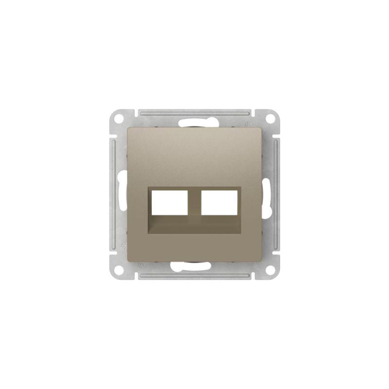  Накладка двойная AtlasDesign для информационных функций типа Keystone шампань SE ATN000590 фото в каталоге от BTSprom.by