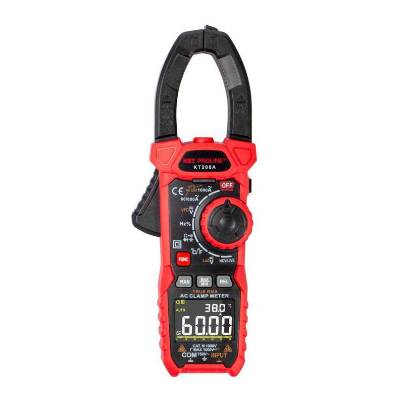 клещи токовые цифровые kt 208а "proline" квт 79131 от BTSprom.by