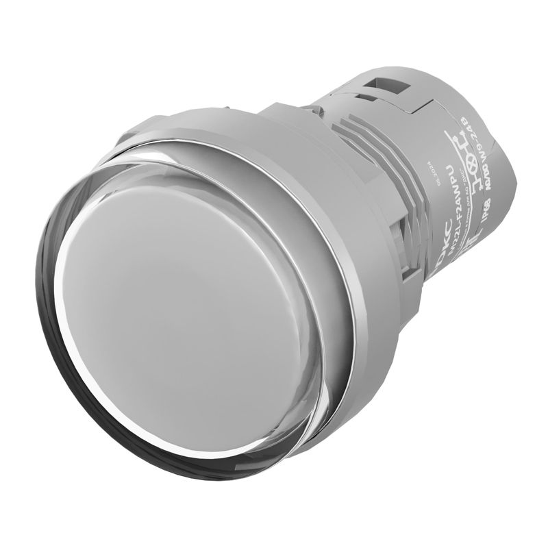 лампа сигнальная со встроенным диодом 9-24в зажим push-in бел. dkc m22l-f24wpu от BTSprom.by