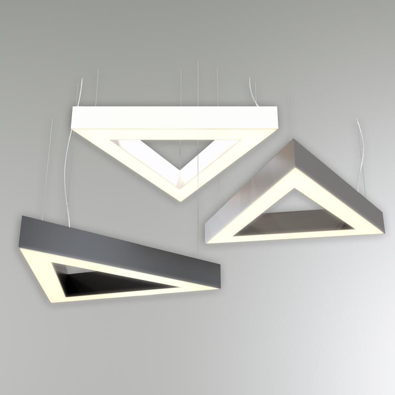 светильник светодиодный rve-lbx-hole-trio-700-p 49вт 4000к 700х606х100мм подвесной шир. рассеив.=80мм бел. rvelektro rve00000398 от BTSprom.by