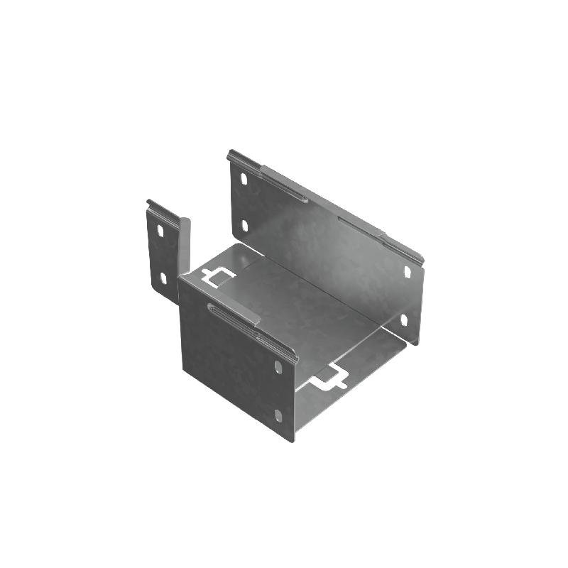 Переходник для лотка правый 100х100-150 сталь 1мм "ПЛЮС" PDplus100-100-150-R КМ PL0670 от BTSprom.by