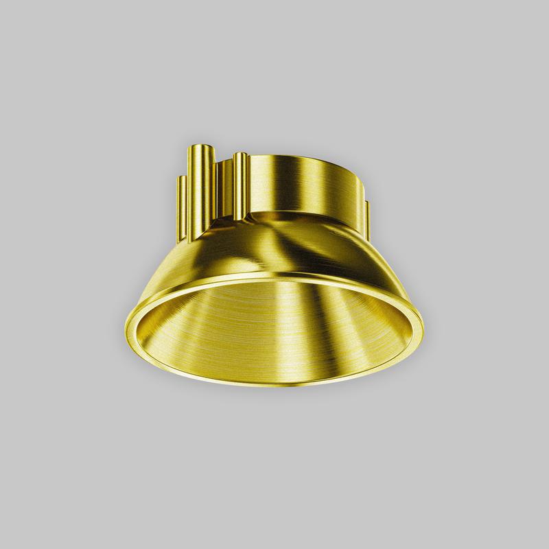  Рамка-отражатель декоративная для светильников Alfa LED латунь Maytoni Ring8-10W-RD-BS фото в каталоге от BTSprom.by
