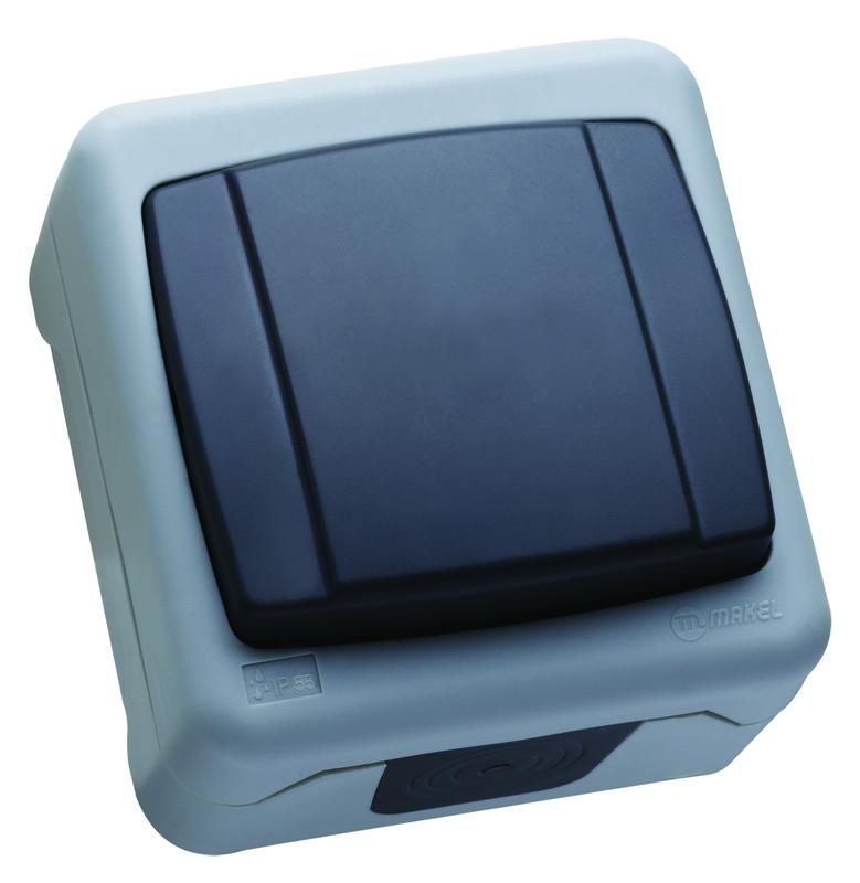 переключатель проходной ip55 сер. makel 36064020 от BTSprom.by