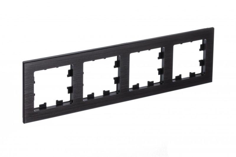 рамка 4-м atlasdesign nature метал. оникс se atn312304 от BTSprom.by