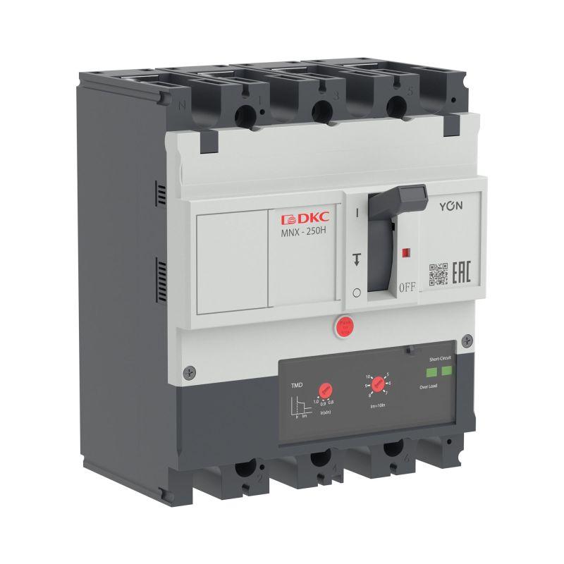 выключатель автоматический 3n 200а 150ка pro mnx250h при ac415v расцепитель tmd yon mnx250h3ntmd0200 от BTSprom.by