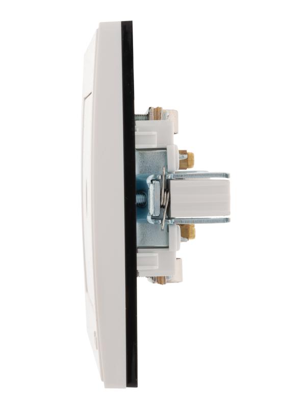  Розетка телевизионная проходная TV СП Rain бел. LEZARD 703-0202-129 фото в каталоге от BTSprom.by