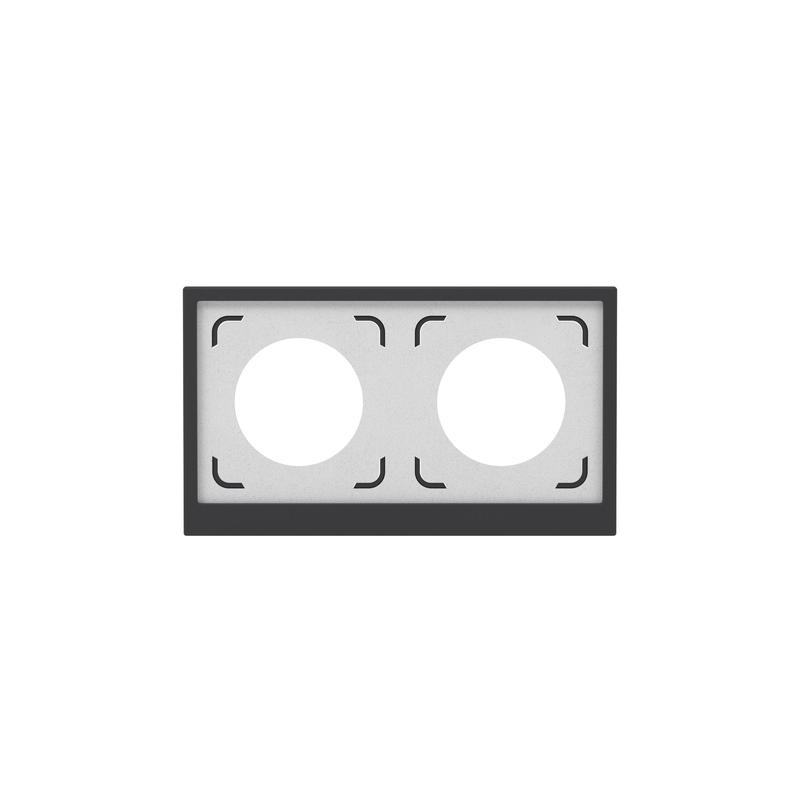 рамка 2-м kant ip44 черн. уголь dkc7012944 от BTSprom.by