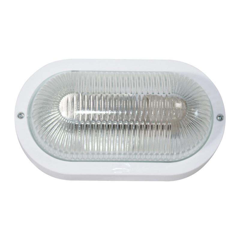  Светильник НБО 23-60-005 "Фарпласт" овал 1х60Вт E27 IP44 корпус бел. Элетех 1005500599 фото в каталоге от BTSprom.by