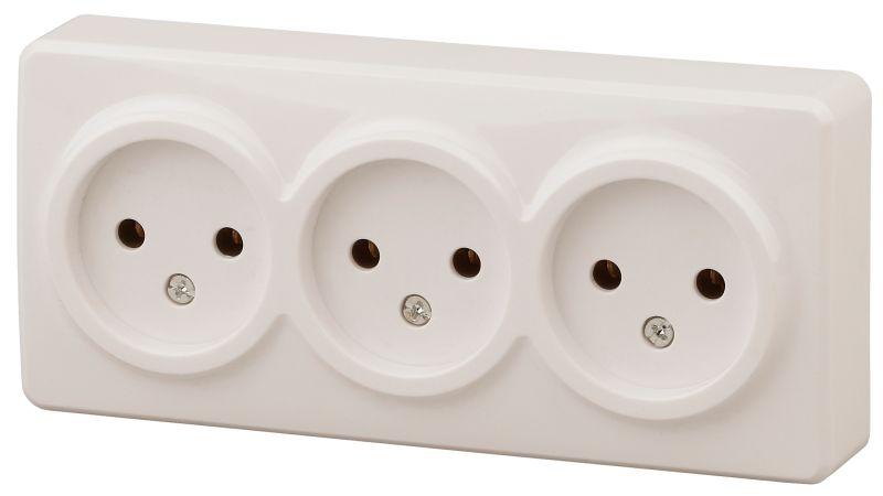розетка 3-м оп эра эксперт 11-2207-02 16а ip20 250в 3х2p сл. кость эра б0020698 от BTSprom.by