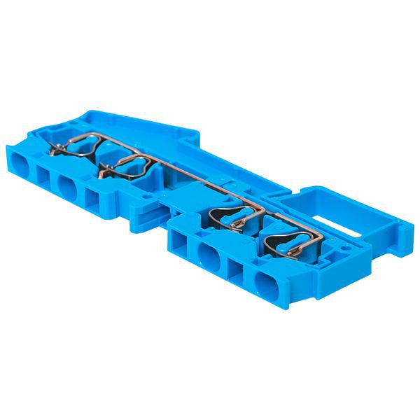  Колодка клеммная ST-4 41А 4 вывода пружинная син. EKF plc-jxb-st-4-4-blue фото в каталоге от BTSprom.by