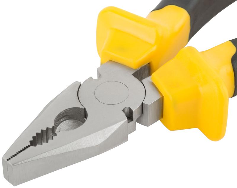  Плоскогубцы комбинированные "Старт" прорезиненные ручки хром-никелевое покрытие 165мм черн.-желт. 49954 фото в каталоге от BTSprom.by