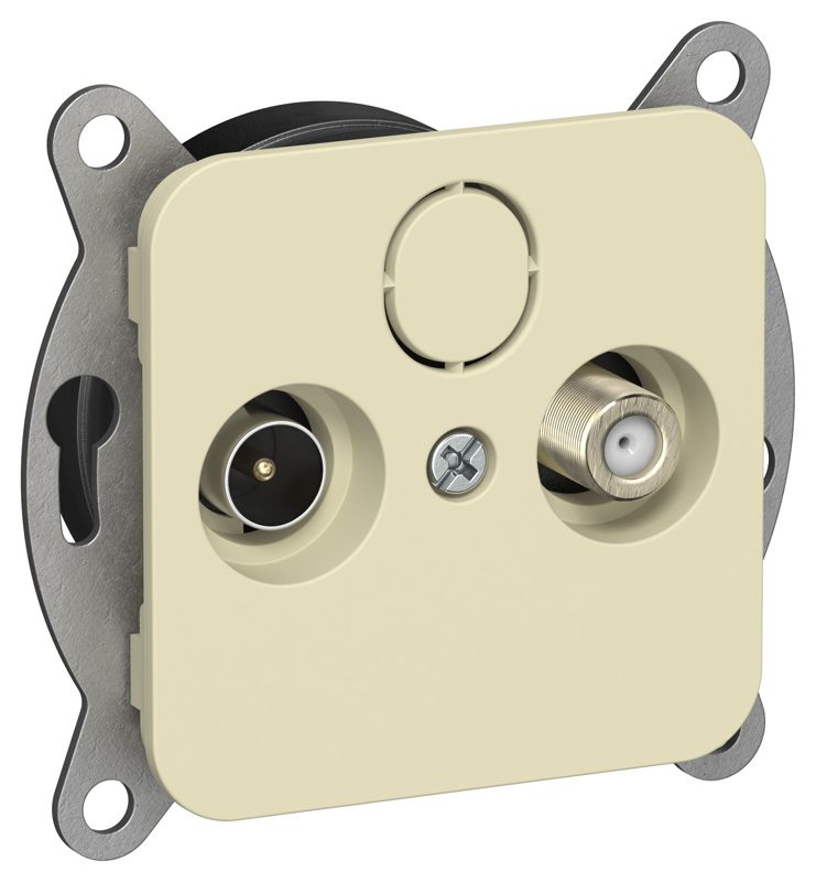 розетка оконечная tv/sat 2-м сп flite ртвс-2-1-1-флн экранир. механизм навахо iek fi-af23-o-k87 от BTSprom.by