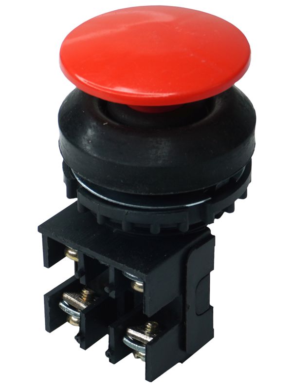 кнопка вк-30-10-11130-54 у2 красн. 1з+1р гриб без фиксации ip54 10а 660в электротехник et053190 от BTSprom.by