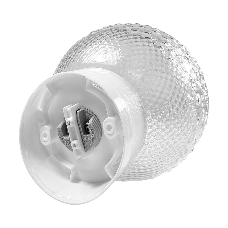  Светильник НББ 64-60-080 "Цветочек" d150 1х60Вт E27 IP20 корпус наклонный бел. Элетех 1005100149 фото в каталоге от BTSprom.by