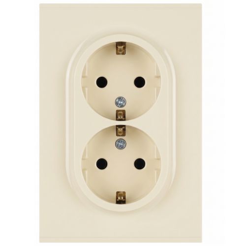 розетка 2-м с заземл. сп 16а ip20 250в arktik слон. кость эра б0070445 от BTSprom.by