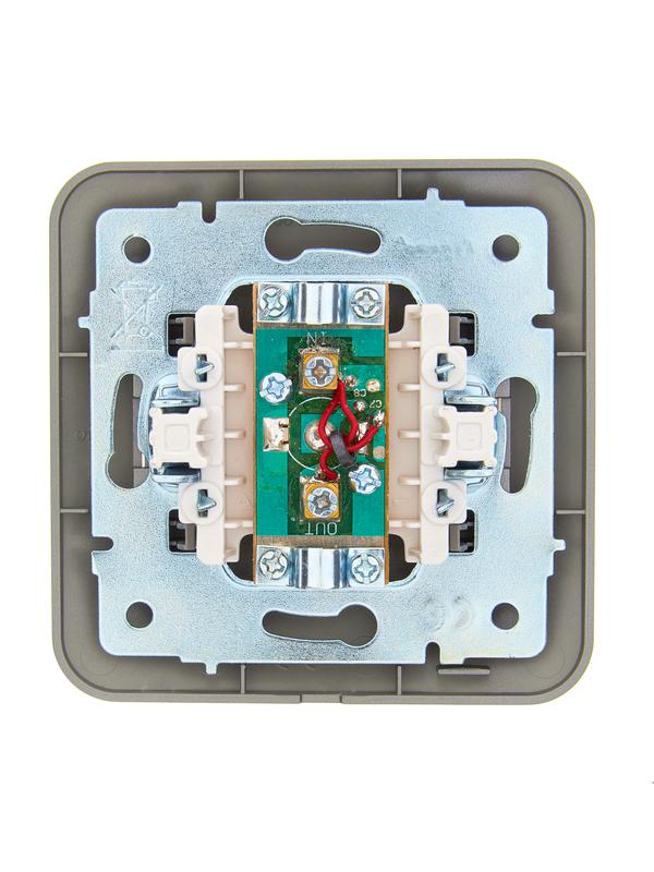  Розетка телевизионная проходная TV СП ASTI IP20 в сборе платина. LEZARD 7081-3535-129 фото в каталоге от BTSprom.by