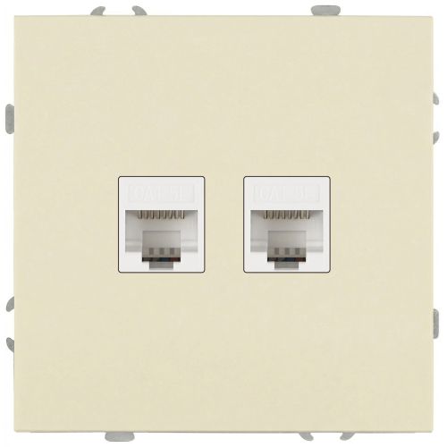 розетка информационная 2-м сп galaxy rj45 16а ip20 250в сл. кость эра б0070758 от BTSprom.by