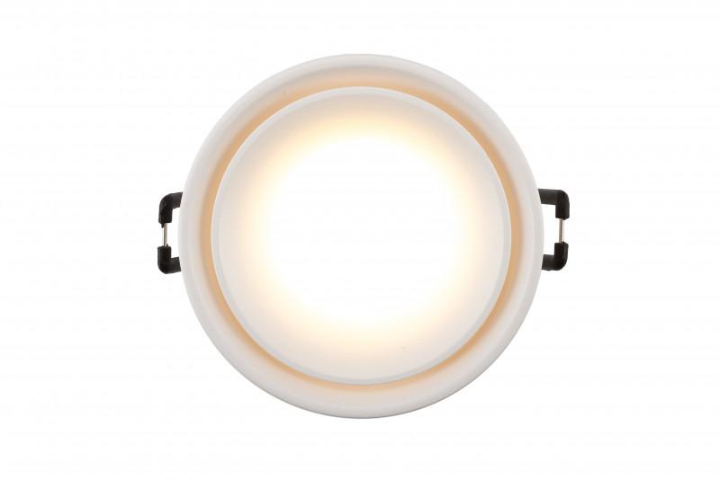  Светильник 15Вт GU10 IP44 встраив. влагозащ. алюм. бел. DENKIRS 545347 фото в каталоге от BTSprom.by