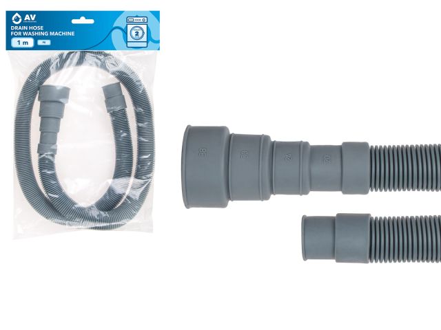 шланг сливной для стиральной машины 1,0 пэ, av engineering ave3403100 от BTSprom.by