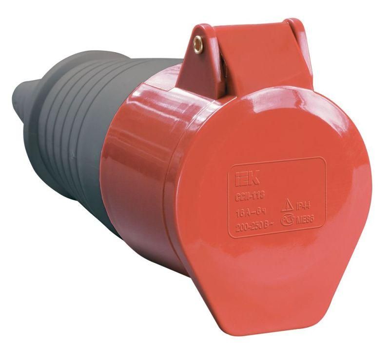 розетка кабельная 32а 380в 3p+pe+n сси-225 ip44 iek psr22-032-5 от BTSprom.by