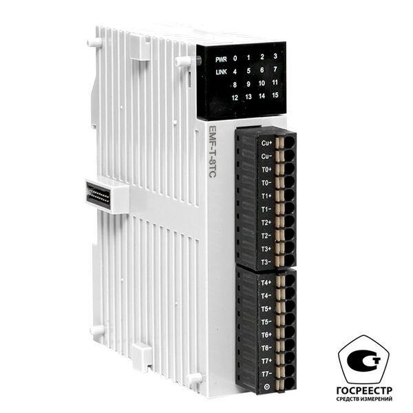 модуль ввода термопар emf 8 pro-logic (с поверкой) ekf emf-t-8tc-v от BTSprom.by