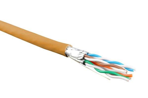 кабель витая пара экранир. u/ftp кат.6 4 пары 23 awg ож solid кажд. пара в фольге lszh нг(а)-hf -20град.c-+60град.c гарантия: 15 лет компонентн./25 лет системн. uftp4-c6-s23-in-lszh-or-500 оранж. (уп.500м) hyperline 445092 от BTSprom.by
