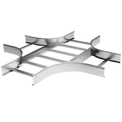 ответвитель для лестн. лотка т-образ. 100х600 r-300 цинк-ламель dkc lx5302zl от BTSprom.by