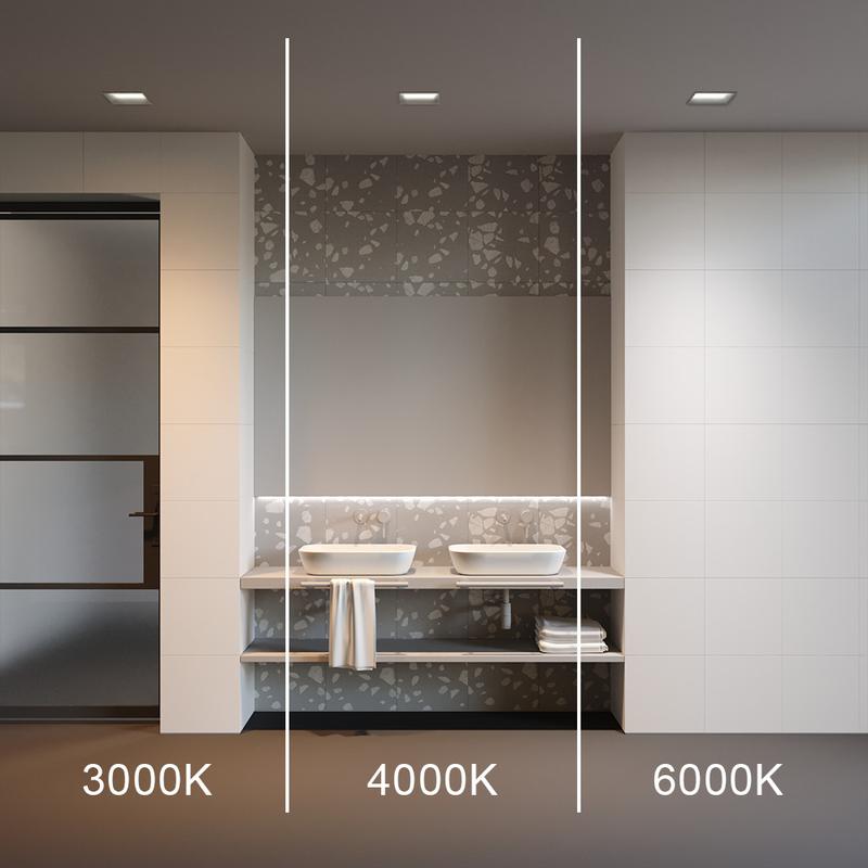  Светильник Okno 24Вт 3000-4000-6000К IP44 100град. встраив. Maytoni DL056-24Вт3-4-6K-B фото в каталоге от BTSprom.by