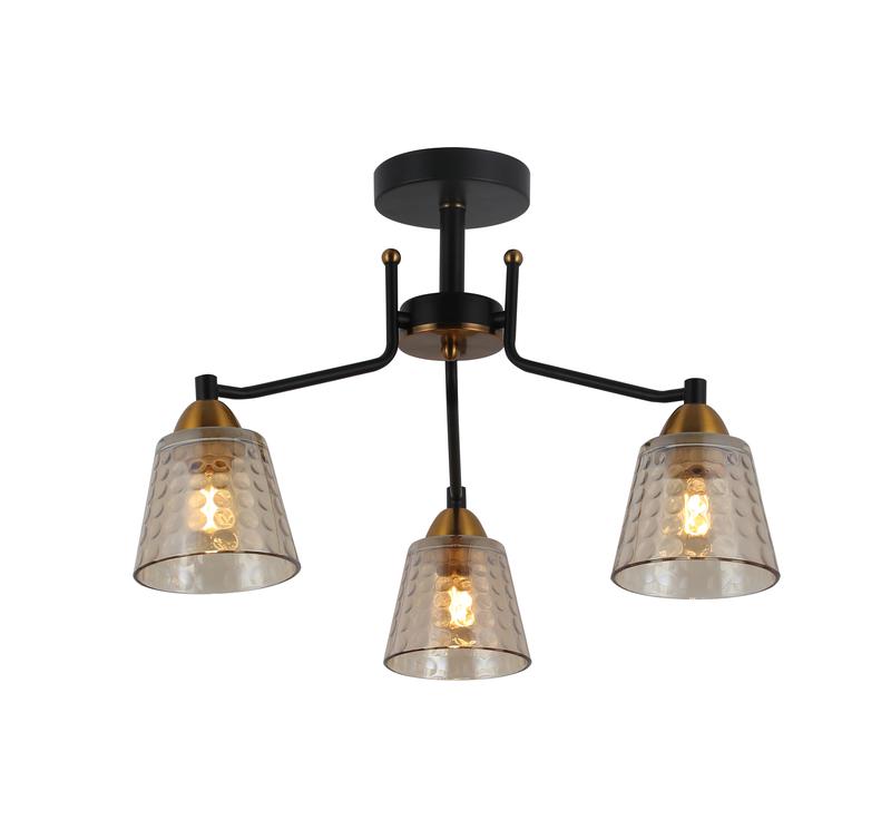  Люстра Capella 60Вт E27х3 IP20 Freya FR4017PL-03BBZ фото в каталоге от BTSprom.by