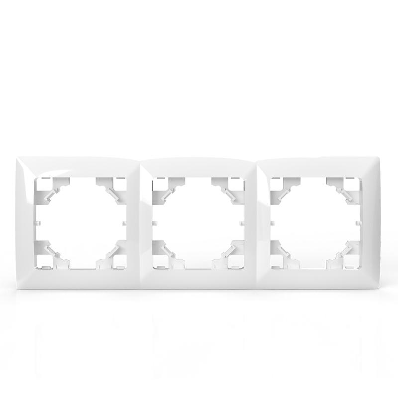  Рамка 3-м AVA бел. TOKOV LIGHT TKL-AV-RM3-C01 фото в каталоге от BTSprom.by