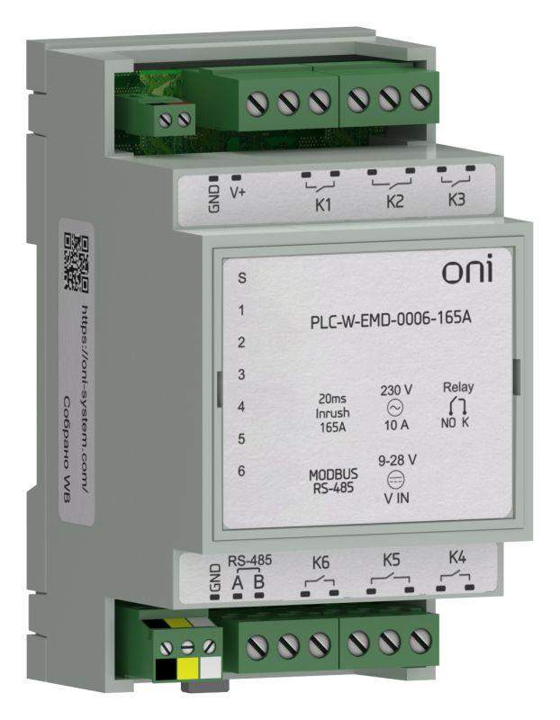 расширение коммутирующее 6 do макс. п. ток 165а плк w. oni plc-w-emd-0006-165a от BTSprom.by