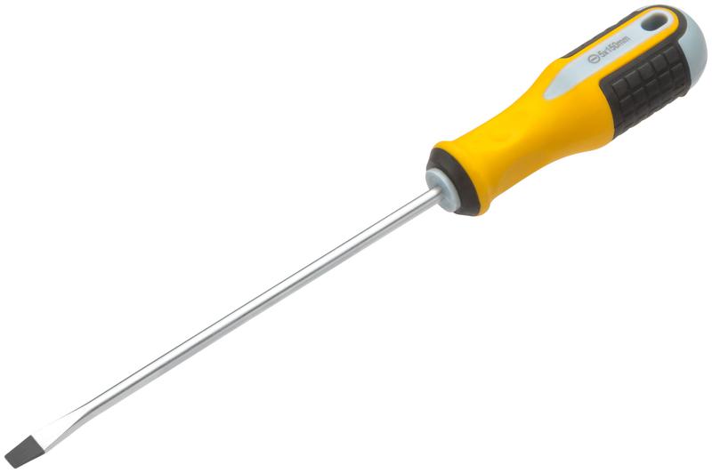  Отвертка "Старт" CrV сталь прорезинен. ручка 5х150мм SL FIT 55185 фото в каталоге от BTSprom.by