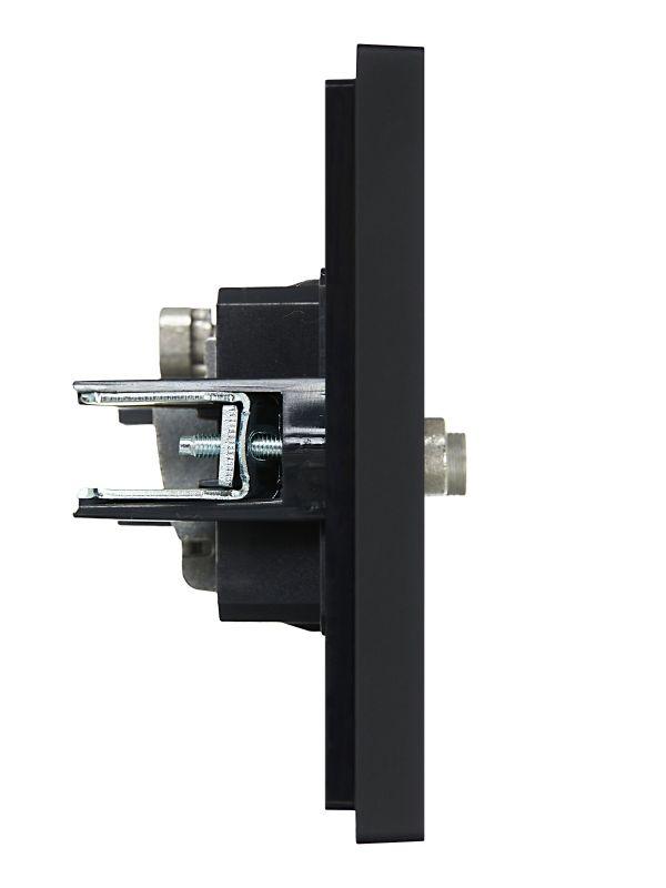  Розетка 2-м TV+SAT FORTE&PIANO FP138 черн. IEK FP-AF20-O-K02 фото в каталоге от BTSprom.by