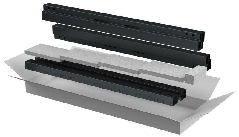 комплект стоек и профилей для шкафа 38u черн. linea n itk ln05-38uxx-x от BTSprom.by