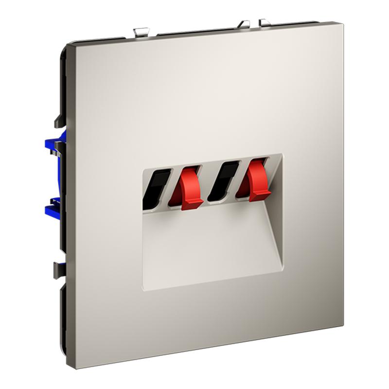  Розетка акустическая 4-м СП S70 механизм кашемир Voltum VLS060303 фото в каталоге от BTSprom.by