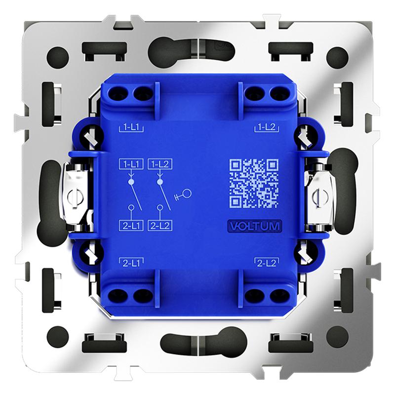  Выключатель 2-кл. СП S70 10А механизм графит Voltum VLS020107 фото в каталоге от BTSprom.by