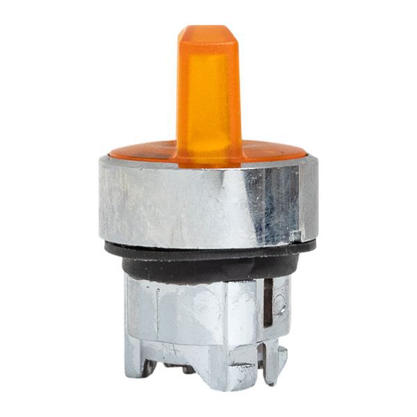  Механизм переключателя исполнительный XB4 IP65 на 2 положения с фиксацией с подсветкой с короткой ручкой желт. EKF XB4BD2FL-Y-65 фото в каталоге от BTSprom.by