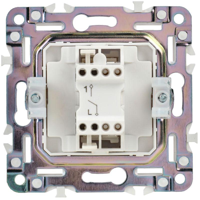  Выключатель 1-кл. SKANDY 10А SK-V01Bl черн. IEK SK-V10-0-10-K02 фото в каталоге от BTSprom.by