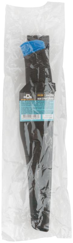  Нож строительный нержавеющая сталь прорезиненная ручка лезвие 100мм MOS 10610М фото в каталоге от BTSprom.by