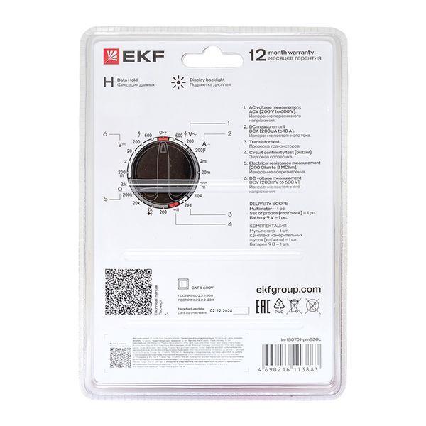  Мультиметр цифровой MAS830L Master EKF In-180701-pm830L фото в каталоге от BTSprom.by