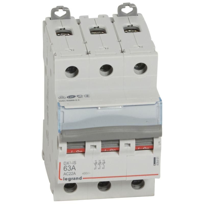 выключатель-разъединитель dx3-is 3 мод. 3п 63а 400в leg 406461 от BTSprom.by
