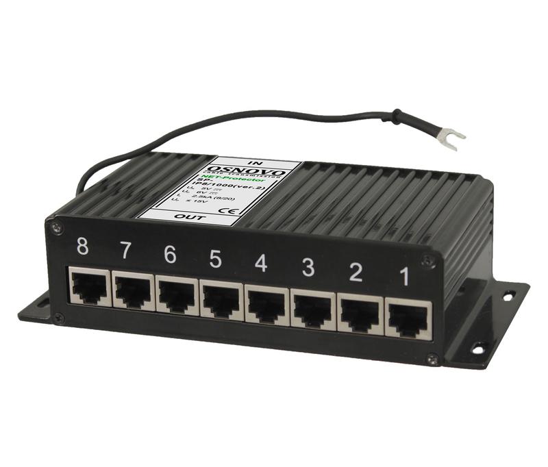 устройство грозозащиты sp-ip8/1000(ver.2) для локал. вычислит. сети osnovo 11349 от BTSprom.by