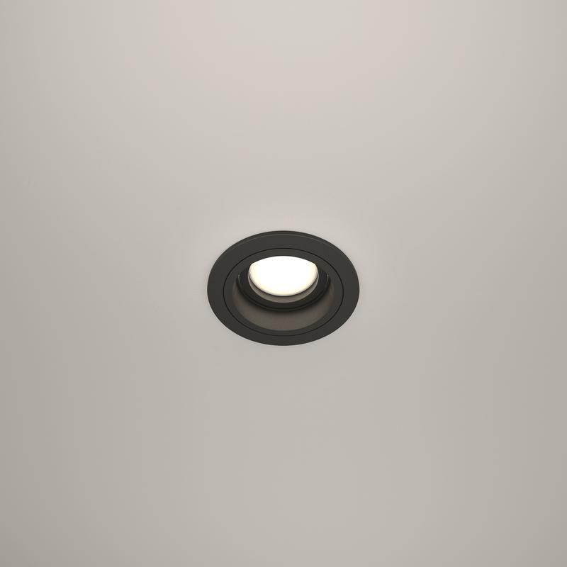  Светильник Atom 10Вт GU10 встраив. Maytoni DL025-2-01B фото в каталоге от BTSprom.by