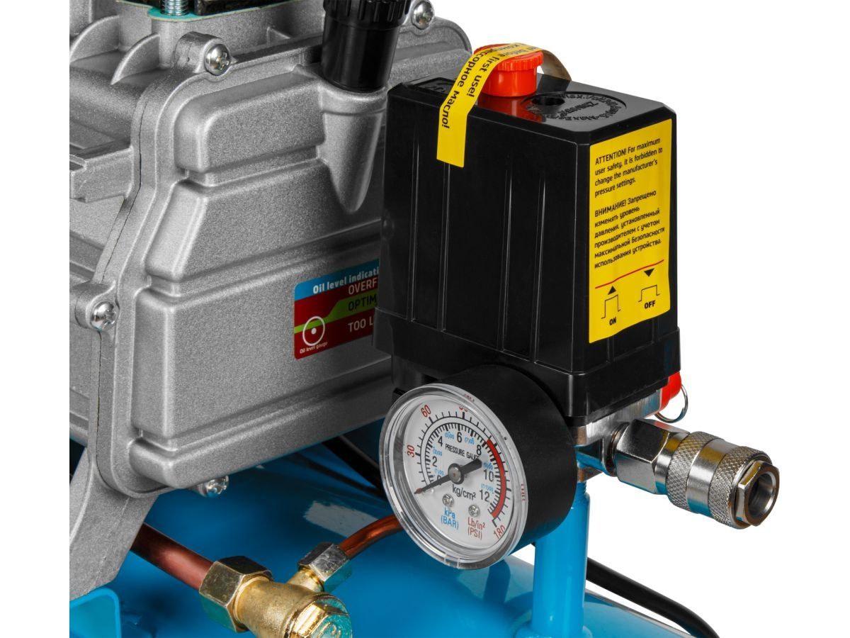  Компрессор DGM AC-125C коаксиальный (240 л/мин, 8 атм, коаксиальный, масляный, ресив. 24 л, 230 В, 1.5 кВт) DG2720-0 фото в каталоге от BTSprom.by