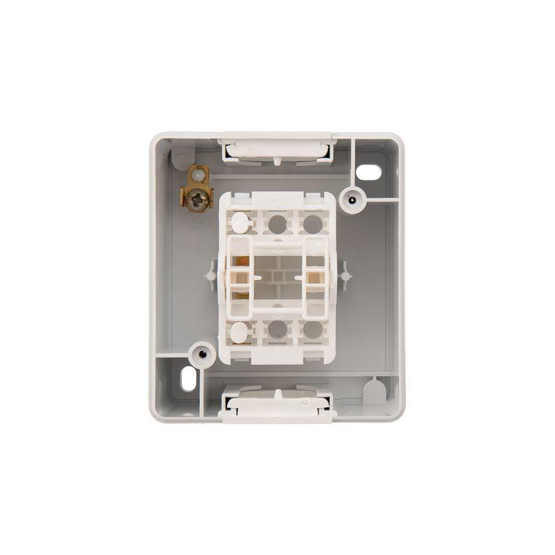  Выключатель 1-кл. ОП INDUSTRIAL IP54 бел. Kranz KR-78-0834 фото в каталоге от BTSprom.by